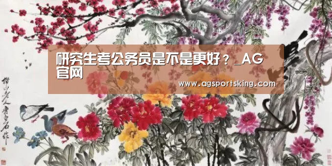 研究生考公务员是不是更好?_AG官网(图4) AG棋牌